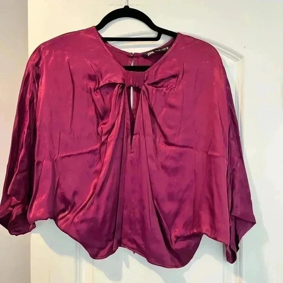 ~Zara~ Crop Blouse - Large - Picture 1 of 8